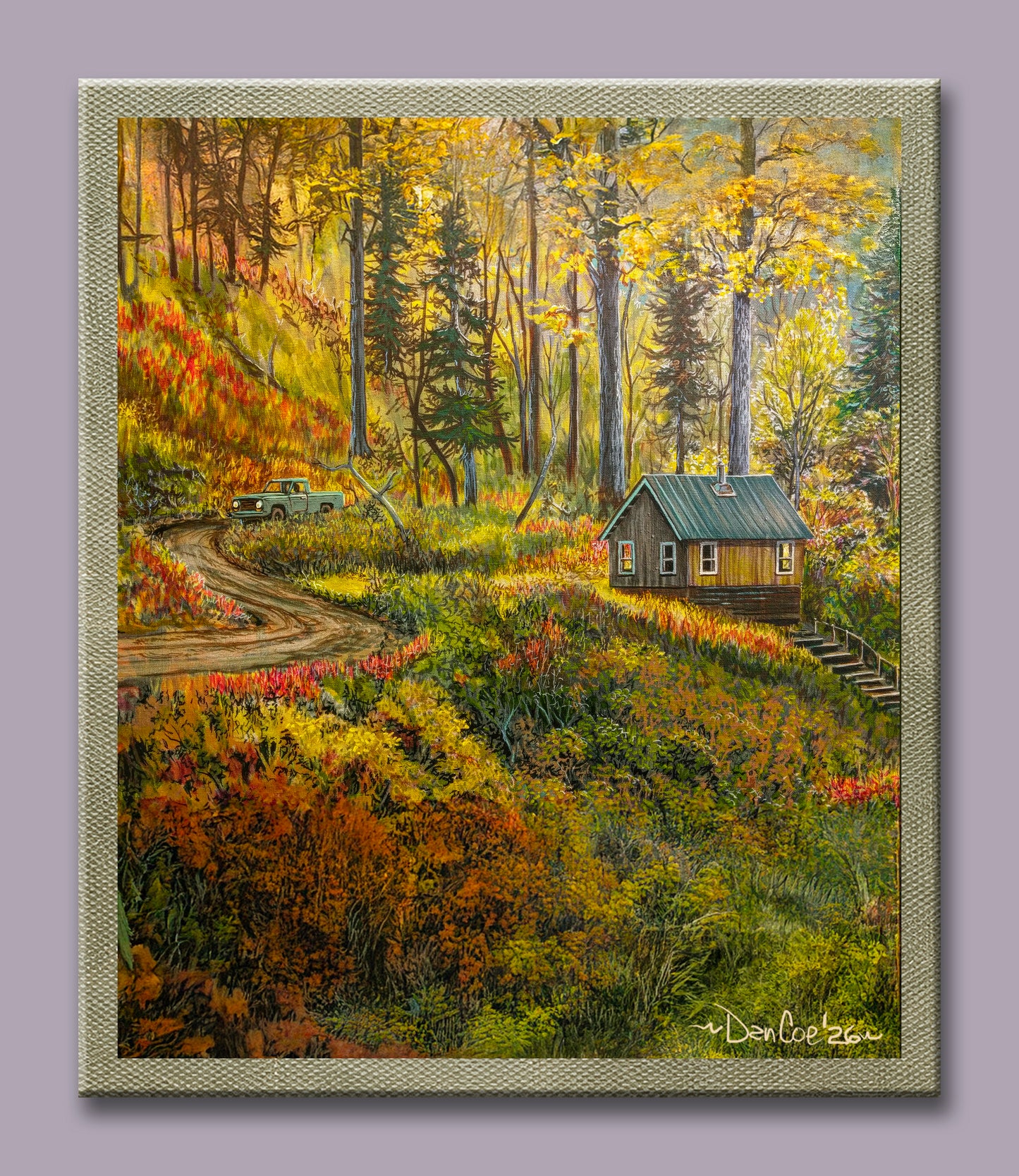 Autumn Truck Cabin