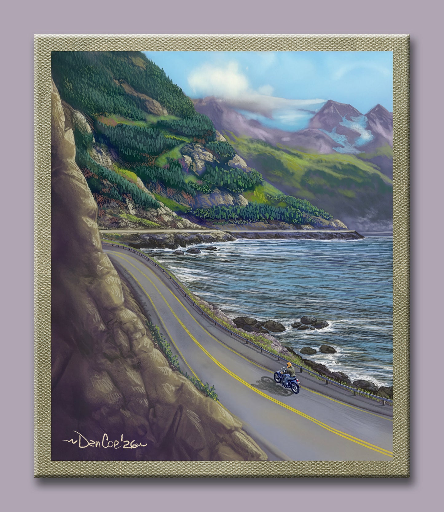Blue Motorcycle