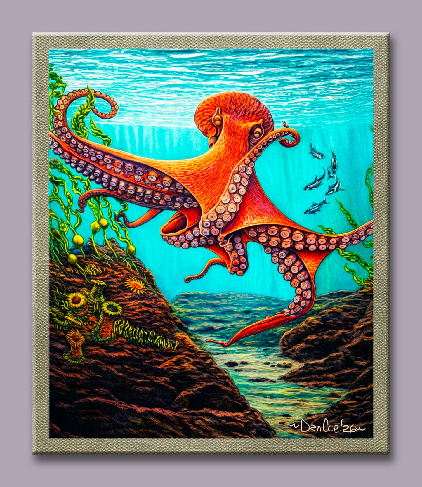 Descending Octopus