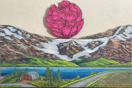 Peony Farm Triptych
