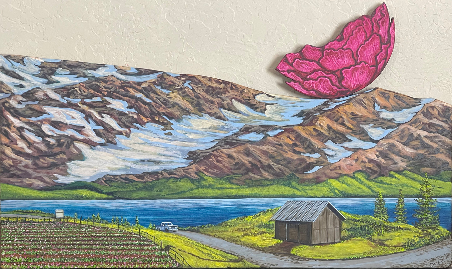 Peony Farm Triptych