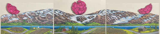 Peony Farm Triptych