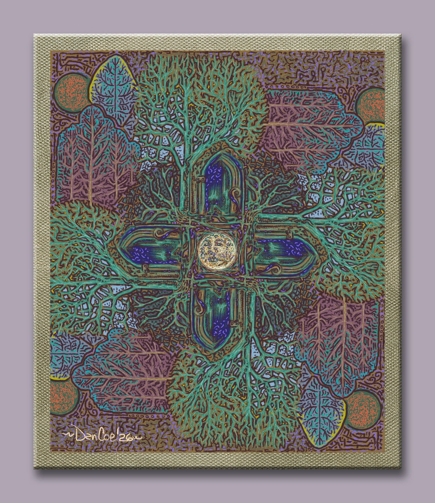 Digital Works on Canvas